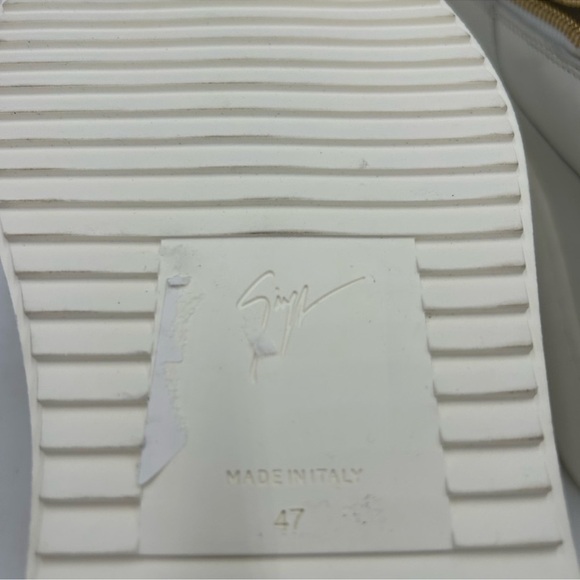 Men’s Giuseppe Zanotti low top leather sneakers size 47 made in Italy. - Picture 10 of 11
